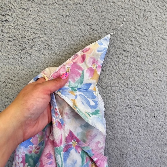 Cricket Lane 2 Piece Set Womens 12 Floral Skirt Top Vintage Cottagecore Pastel‎ - Picture 10 of 16